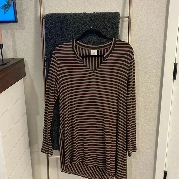 Cabi Striped Tunic Top - Picture 1 of 3